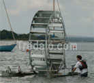 Tredalo launching in shallow waters